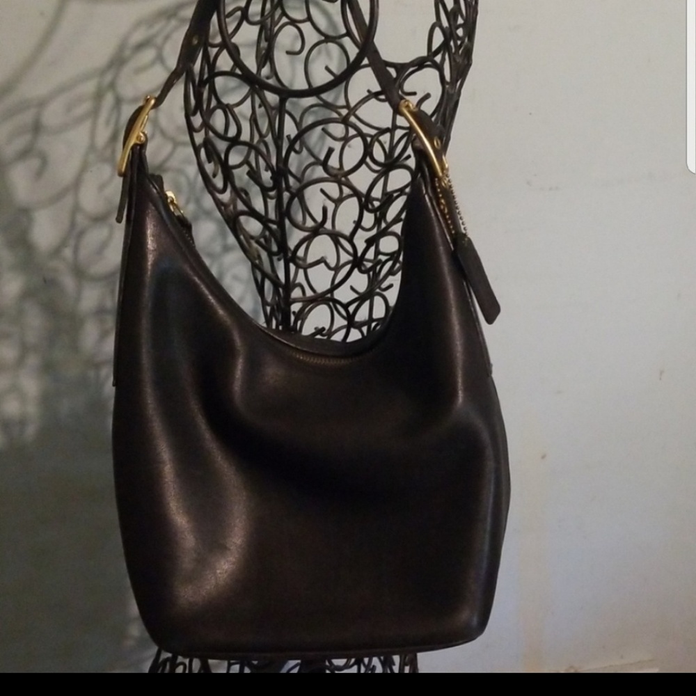 Black coach purse